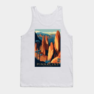 Pinnacles National Park Travel Poster Tank Top